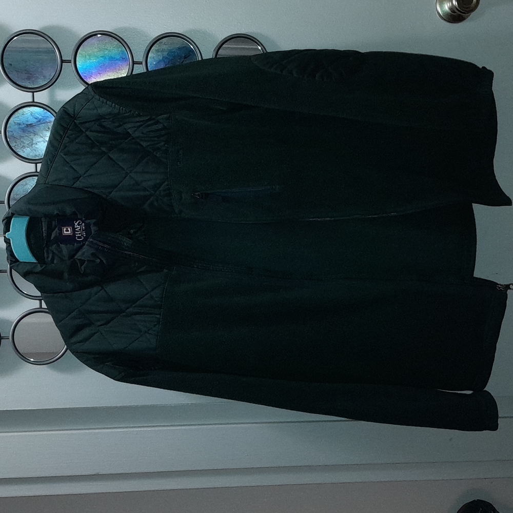 🌺CHAPS GREEN QUILTED Fleece